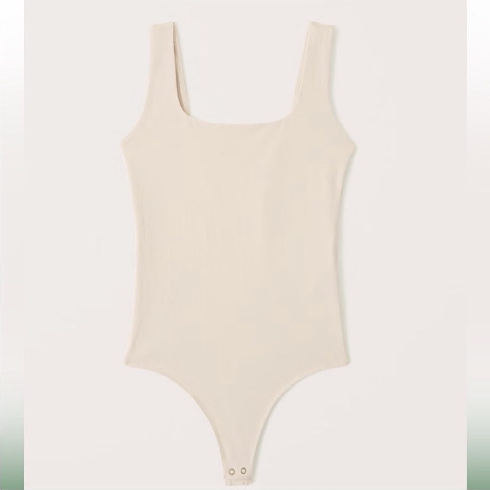 Abercrombie & Fitch Soft cream Bodysuit